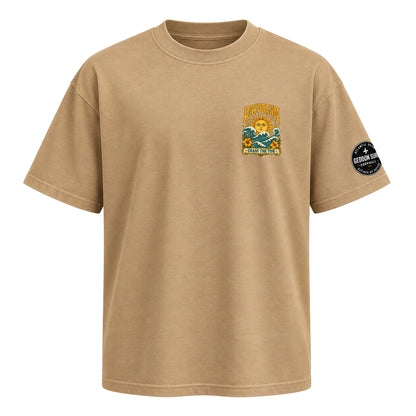 Sand Oversized Surf T-Shirt – Daydream Chase The Tide
