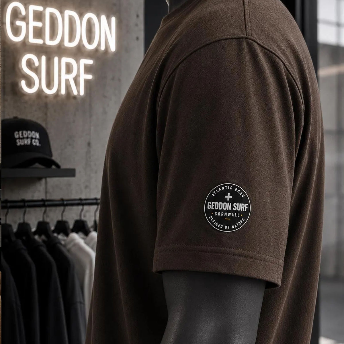 Brown Oversized Surf T-Shirt – Ride The Tide Home
