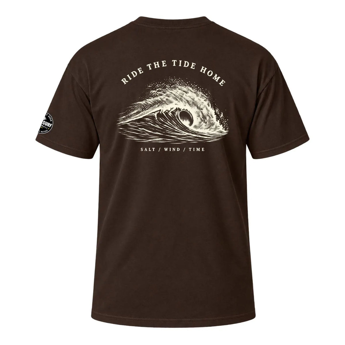 Brown Oversized Surf T-Shirt – Ride The Tide Home