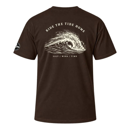 Brown Oversized Surf T-Shirt – Ride The Tide Home
